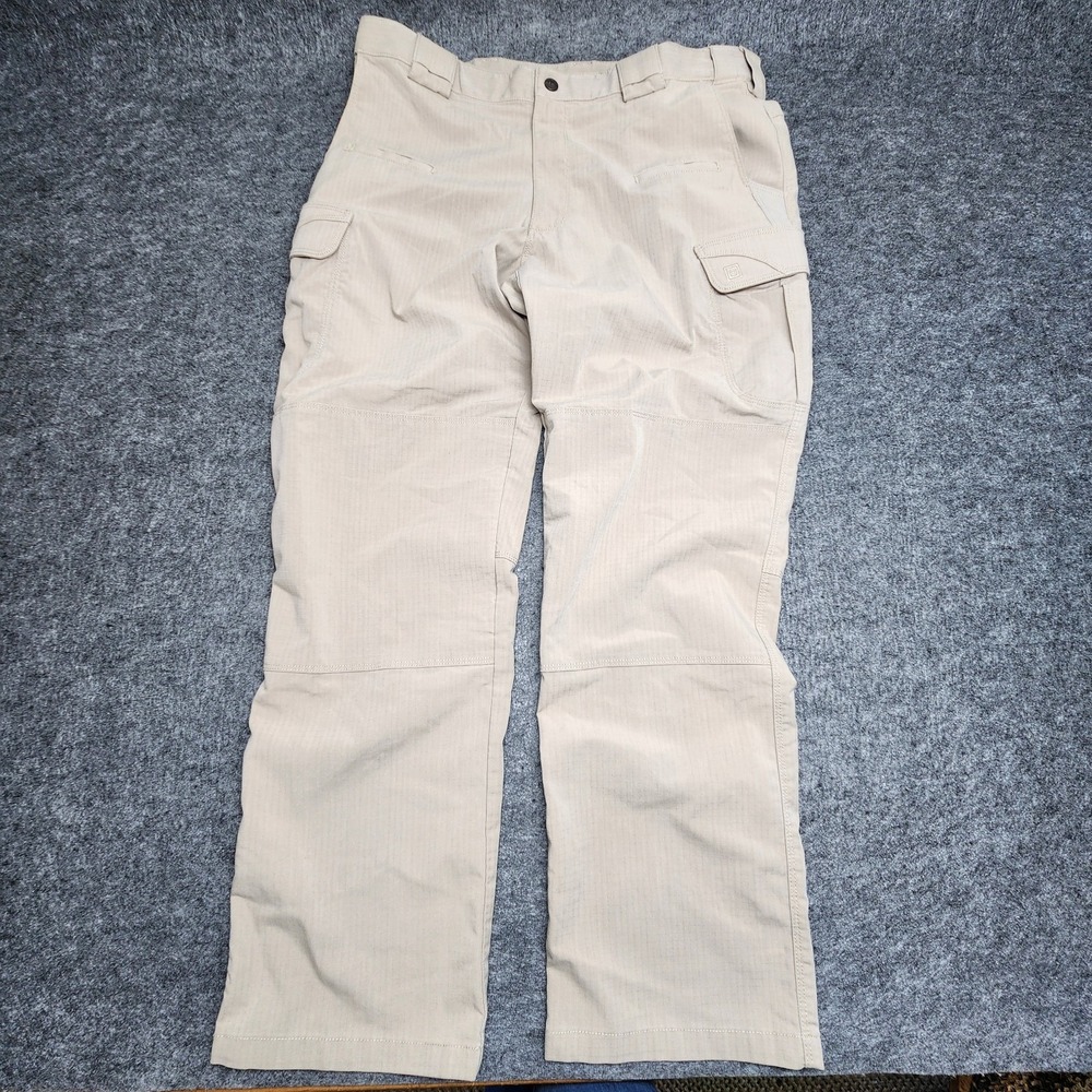 5.11 Mens Tactical Stryke Performance Khaki Cargo Utility Shooting Pants 36x32